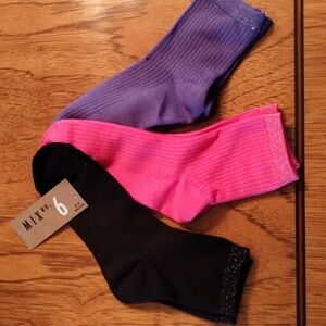 Mix No.6 socks, 3 pr., women's